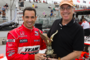 Lewis Franck mit Helio Castroneves