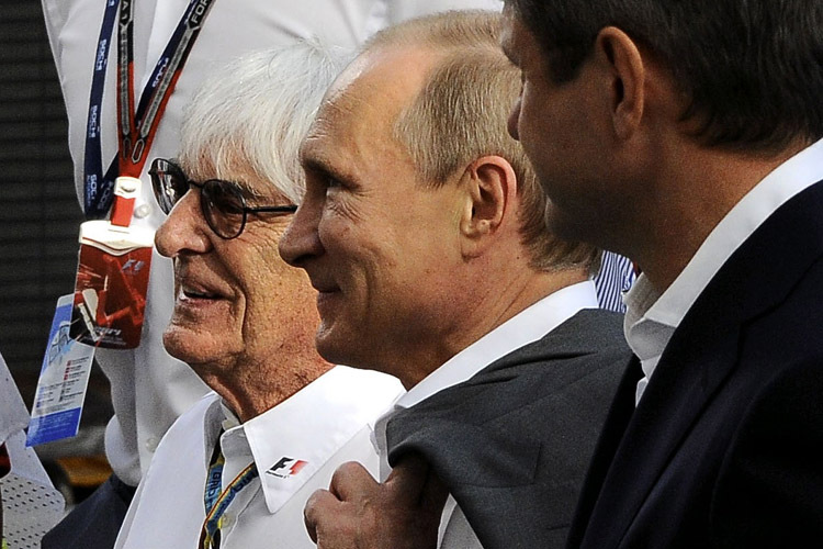 Bernie Ecclestone: «Russland ist ein wichtiges Land und wir werden so lange hier fahren, wie es Herr Putin will»