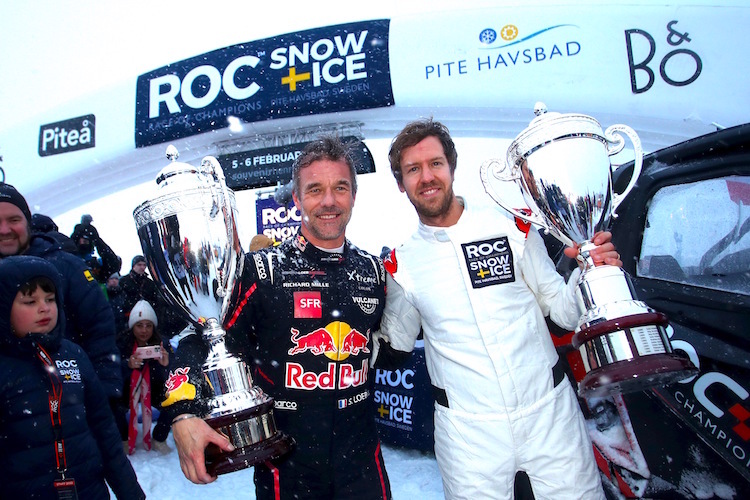 Séb und Seb: Loeb und Vettel beim Race of Champions 2022