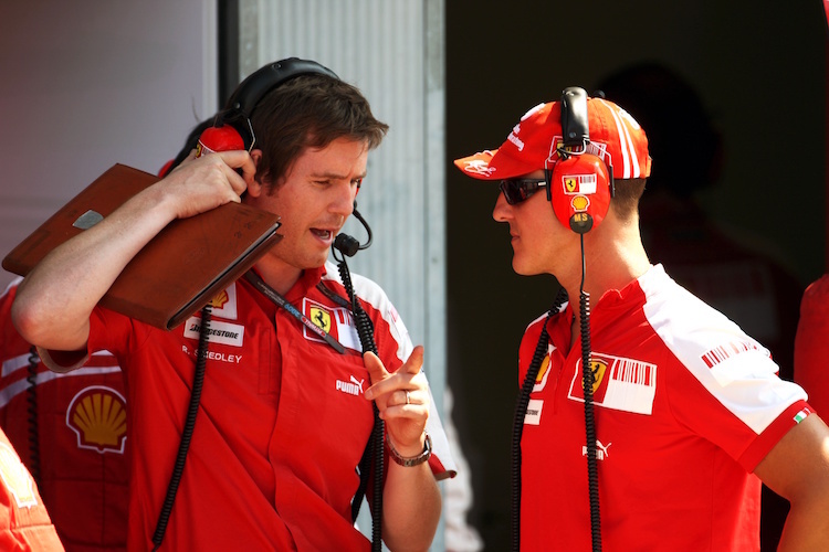 Rob Smedley und Michael Schumacher
