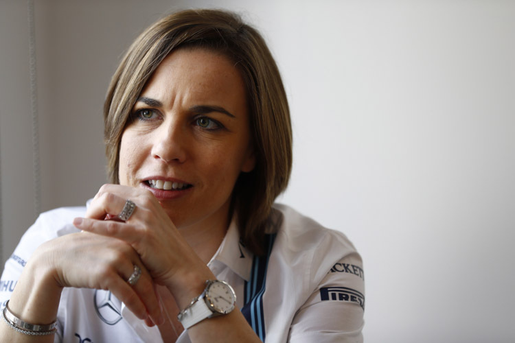 Claire Williams: «Es geht nicht darum, eine bestimmte Abteilung an den Pranger zu stellen»