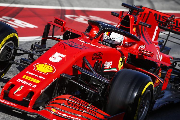 Sebastian Vettel im Ferrari