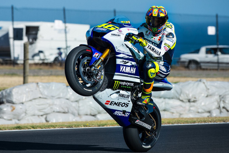 Valentino Rossi auf Phillip Island