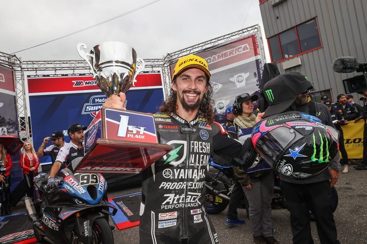 JD Beach ist der letzte Sieger der MotoAmerica 2023