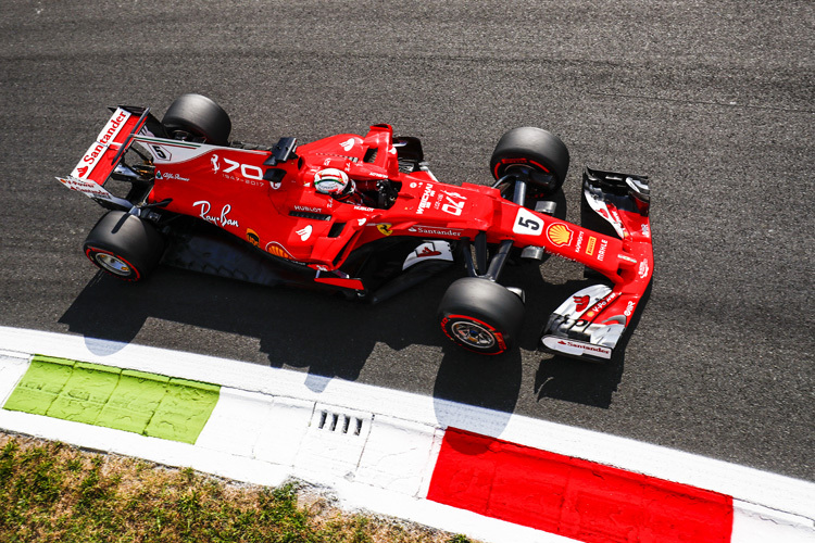 Sebastian Vettel in Monza