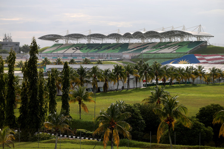 Die wunderschöne tropische Anlage in Sepang