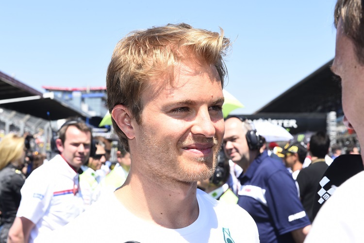 Formel-1-Pilot Nico Rosberg zu Gast bei den Zweirad-Artisten der MotoGP-WM