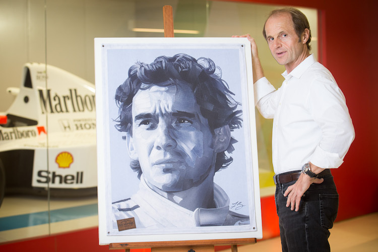 Josef Leberer hat jahrelang mit Ayrton Senna gearbeitet