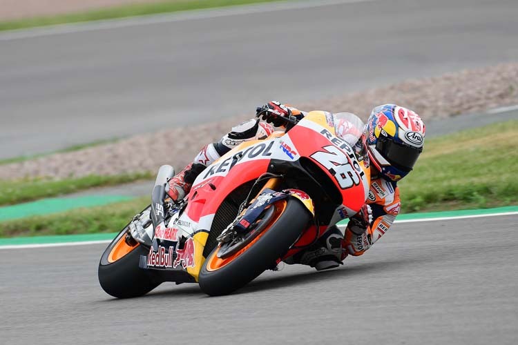 Dani Pedrosa auf dem Sachsenring: Linkskurven waren ein Problem