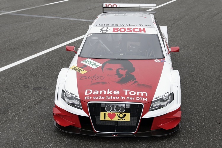 Sonderlackierung in Dänisch rot-weiss für Kristensen