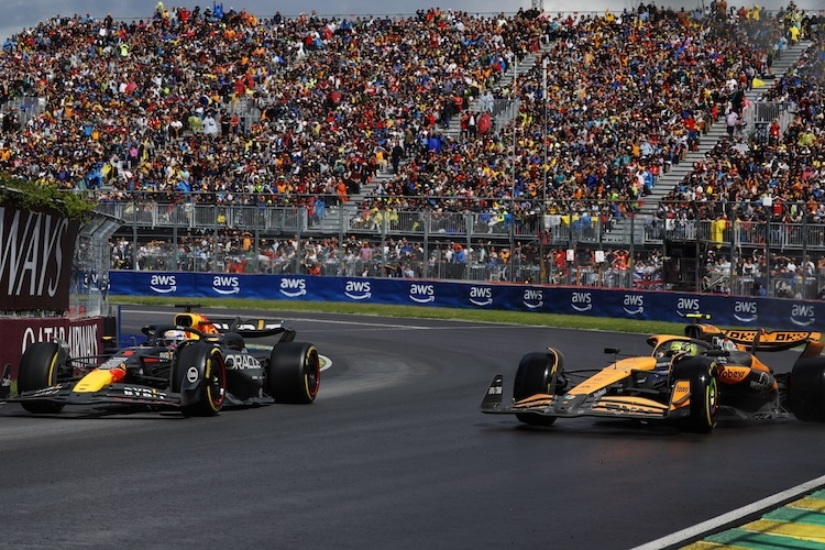 Verstappen gegen Norris in Kanada 2024