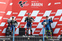 Podest: Viñales, Quartararo und Mir