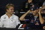 Nico Rosberg und Sebastian Vettel