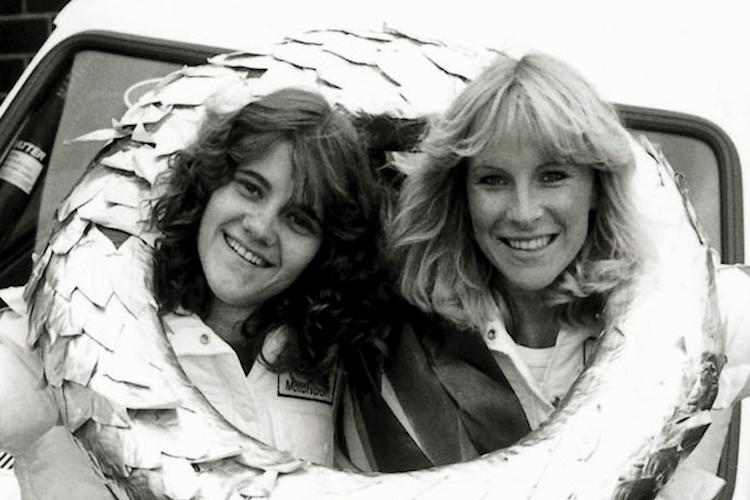 Delia Stegemann und Annette Meeuvissen 1982