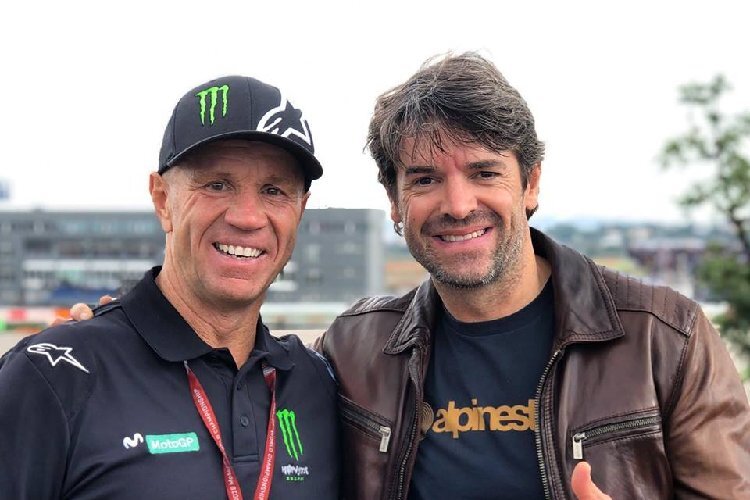 Carlos Checa (re) kann bald mit Randy Mamola fachsimpeln