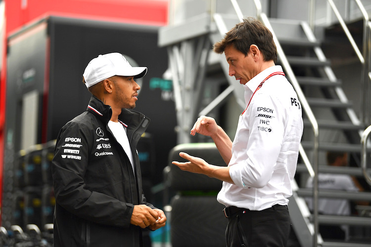 Lewis Hamilton und Toto Wolff