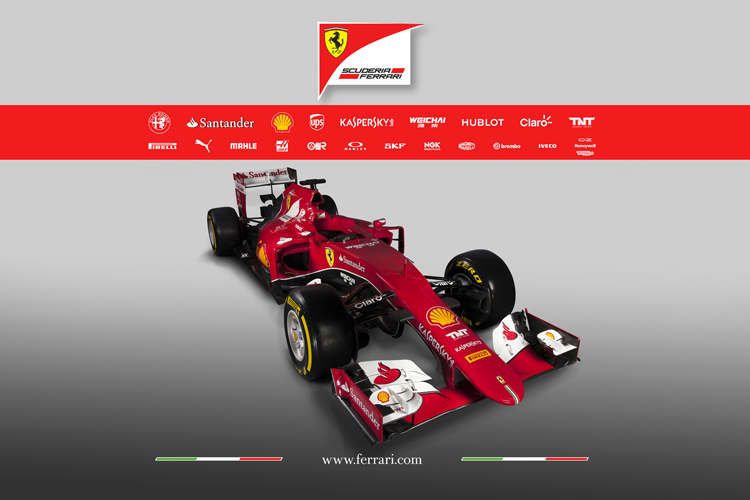 Vor allem die Frontpartie unterscheidet den Ferrari SF15-T vom F14-T