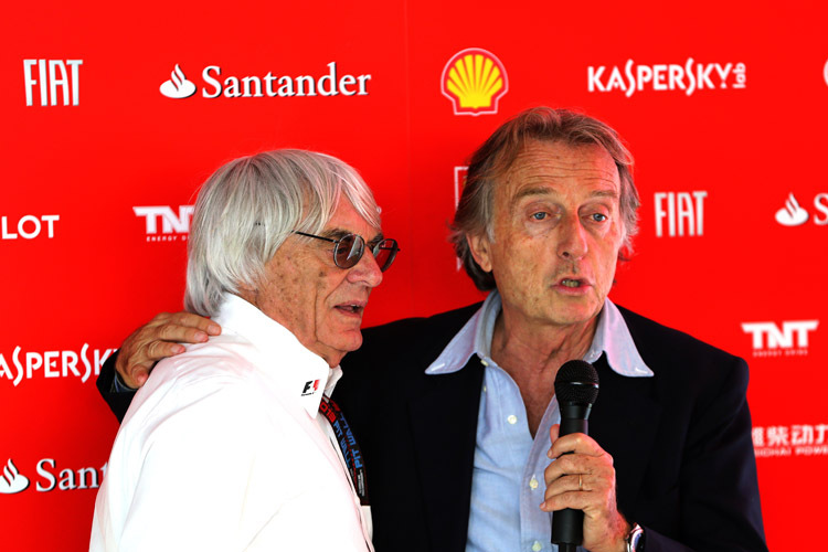 Bernie Ecclestone und Luca di Montezemolo