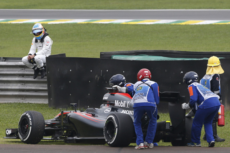 Manchmal war auch Fernando Alonso einfach nur sprachlos