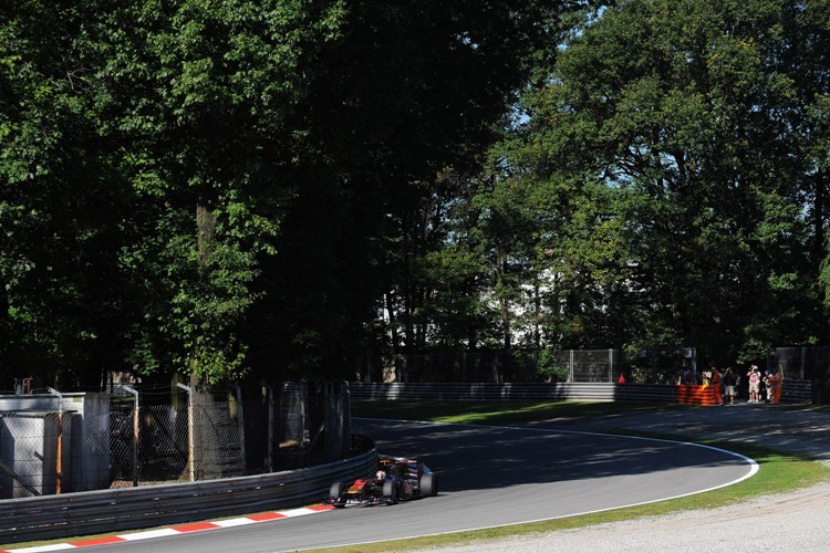 Sébastien Buemi im königlichen Park von Monza