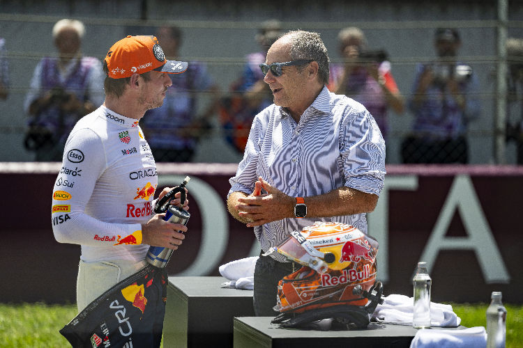 Gerhard Berger beim Formel-1-GP in Spielberg