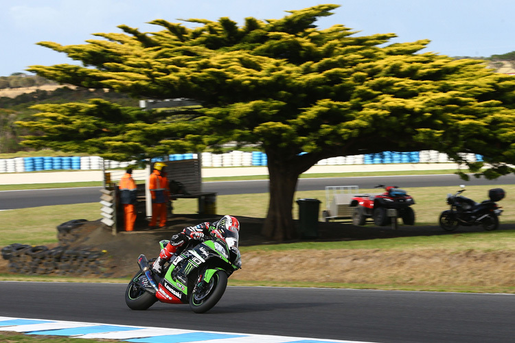 Jonathan Rea und Kawasaki sind schnell unterwegs