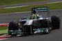 Generalprobe zum Qualifying gegnückt: Nico Rosberg drehte im dritten freien Training zum Grossbritannien-GP die schnellste Runde