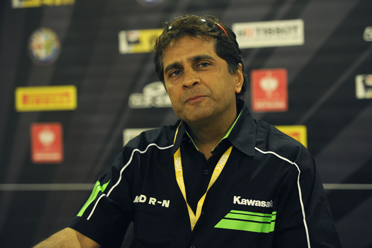 Mahi-Kawasaki-Teammanager Amit Sandill