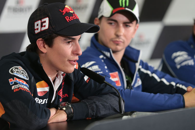 Freunde werden sie nicht mehr: Marc Márquez und Jorge Lorenzo