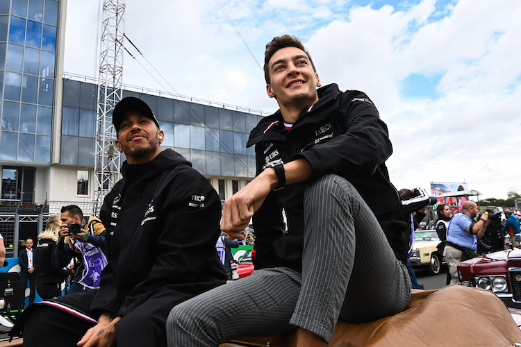 Lewis Hamilton und George Russell