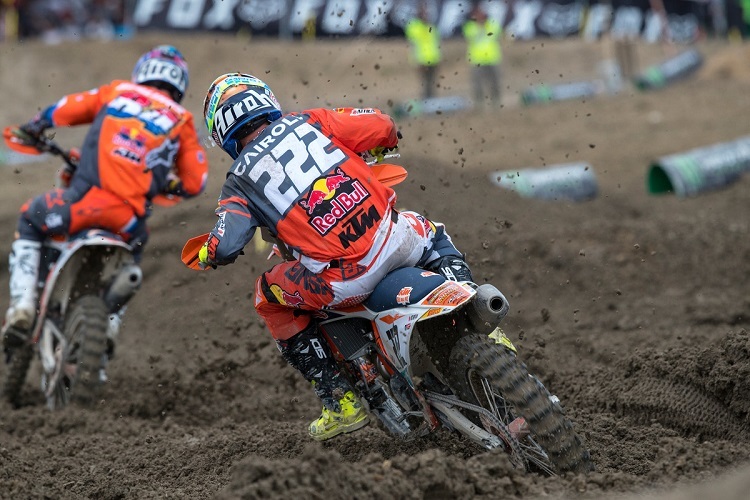 Tony Cairoli jagt Jeffrey Herlings