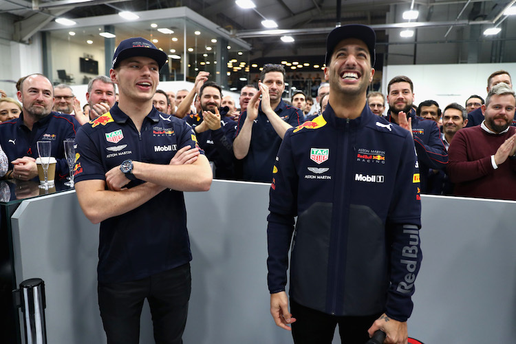 Max Verstappen und Daniel Ricciardo treten 2019 nicht mehr für das gleiche Team an