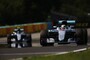 Lewis Hamilton vor Nico Rosberg