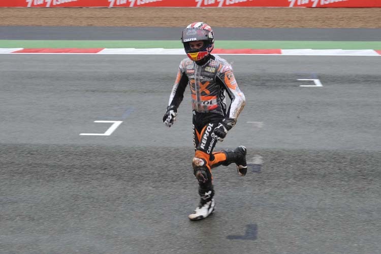 Silverstone: Márquez nach dem Warm-up-Sturz