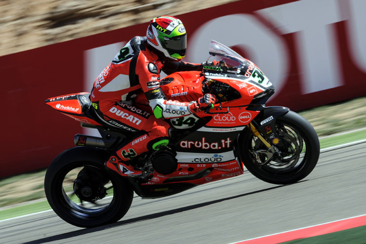 Davide Giugliano landete auf dem vierten Platz des Qualifyings