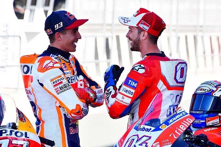 Marc Márquez und Andrea Dovizioso