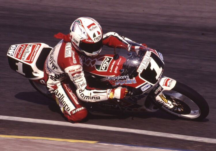 Loris Capirossi eroberte 1990 mit nur 17 Jahren als Rookie den 125-ccm-Titel