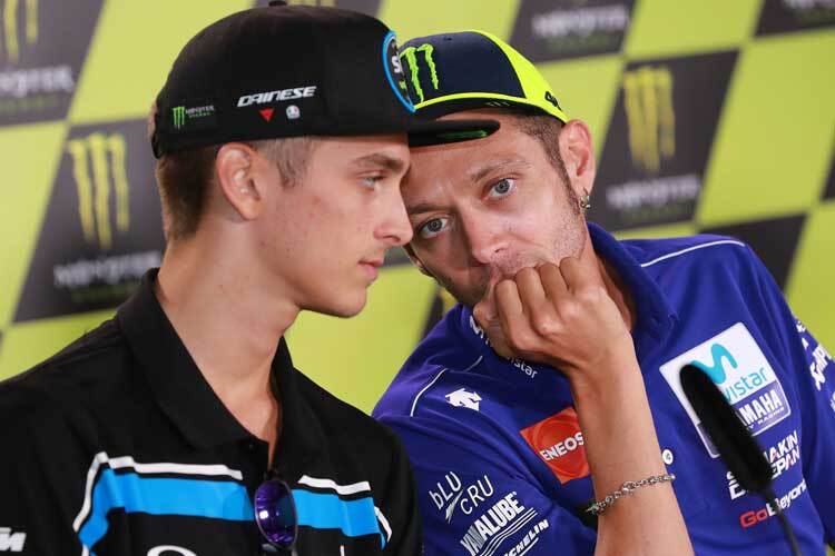 Luca Marini mit seinem großen Bruder Valentino Rossi