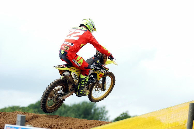 Kevin Strijbos (31) auf der Factory-Suzuki