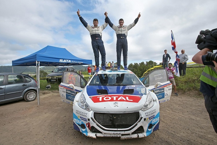 Die Azoren-Sieger Scott Martin (li.) und Craig Breen