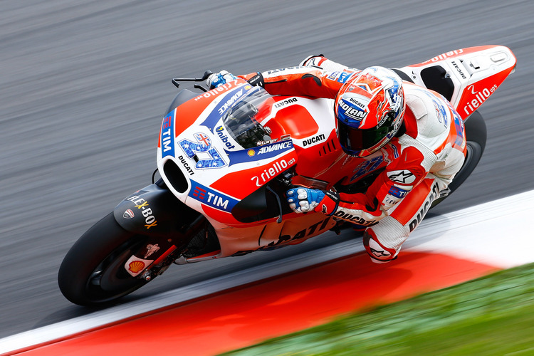 Ducati-Testfahrer Casey Stoner in Spielberg am Dienstag