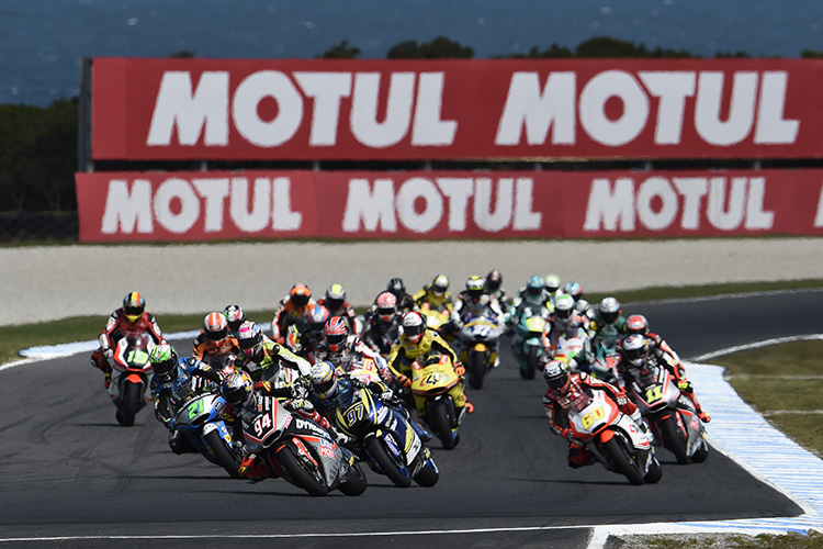 Jonas Folger konnte das Moto2-Feld in Australien kurzzeitig anführen