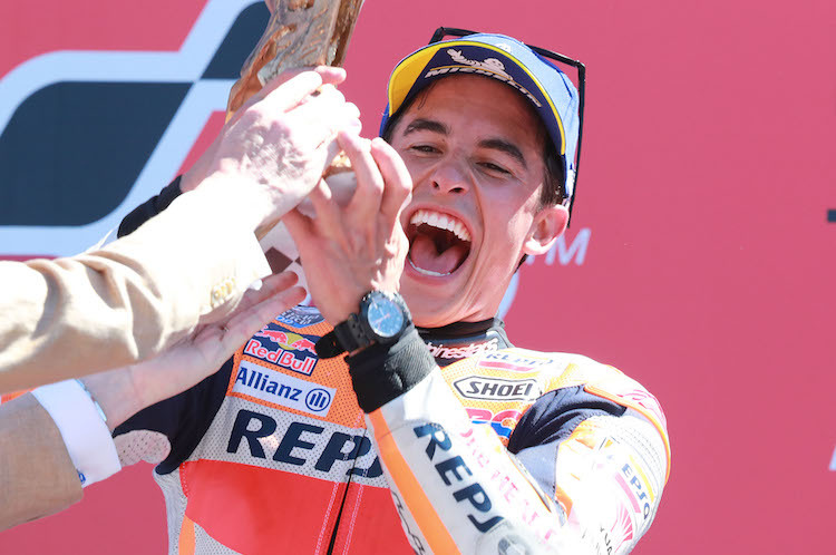 Marc Márquez begeistert auch Alex Barros