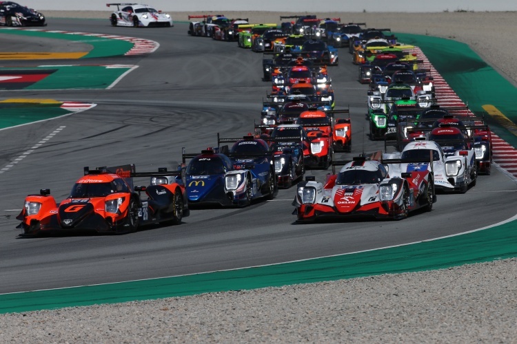 Das Feld der ELMS beim Saisonstart in Barcelona