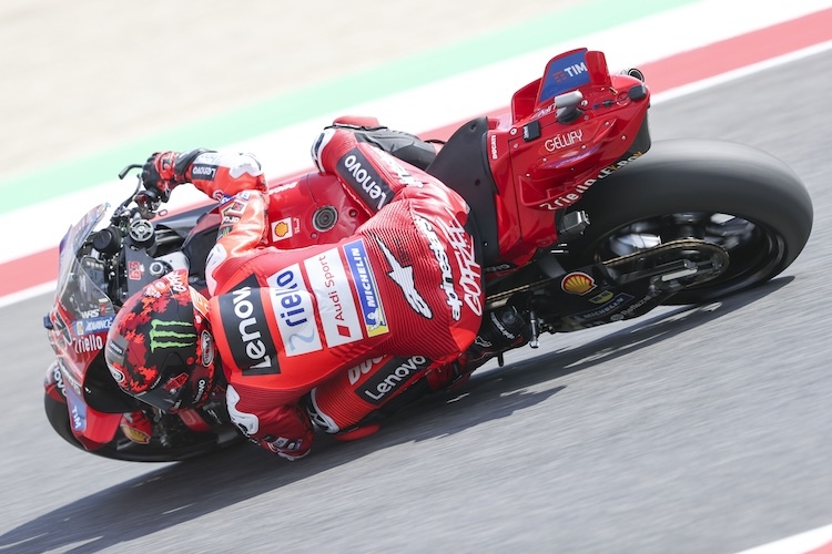 Auf Speed in der Heimat: Ducati-Pilot Francesco Bagnaia