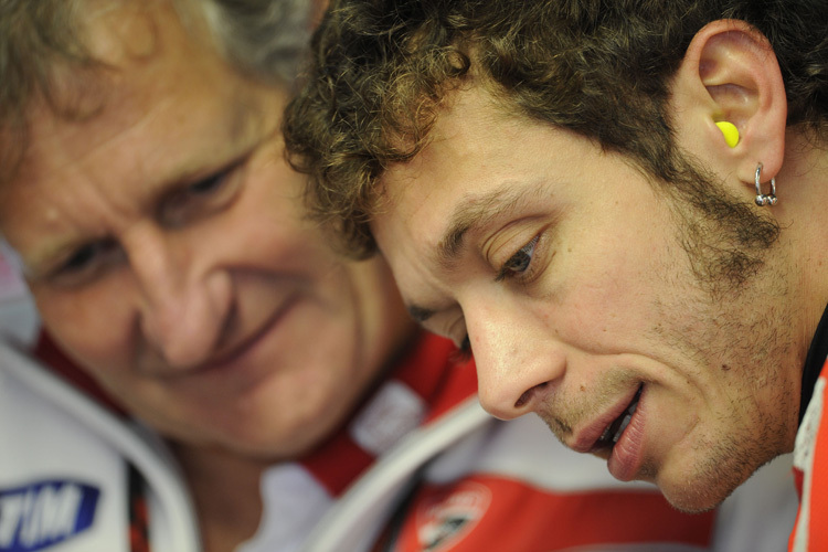 Jeremy Burgess und Valentino Rossi