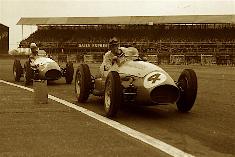 Roberto Mieres in Silverstone 1954