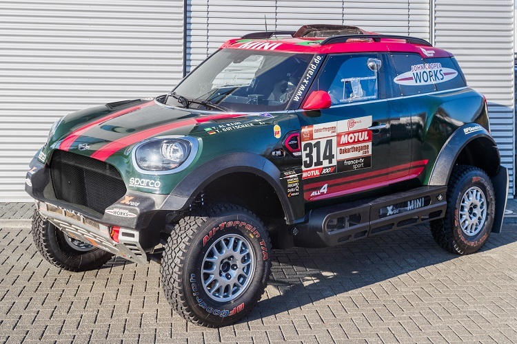 Der Mini JCW Rally für Timo Gottschalk und Yazeed Al-Rajhi