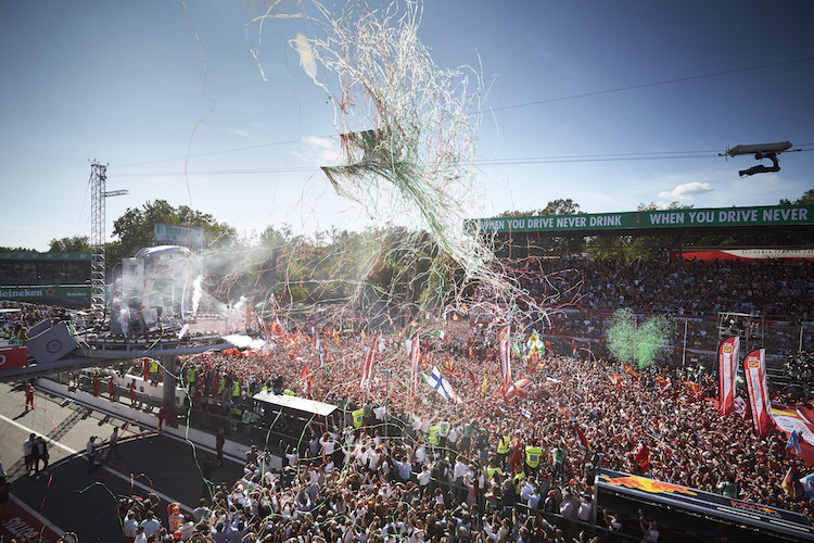 In dieser Woche dürfen die GP-Stars wieder in Monza Gas geben – sehr zur Freude der Tifosi, die für eine einzigartige Atmosphäre sorgen