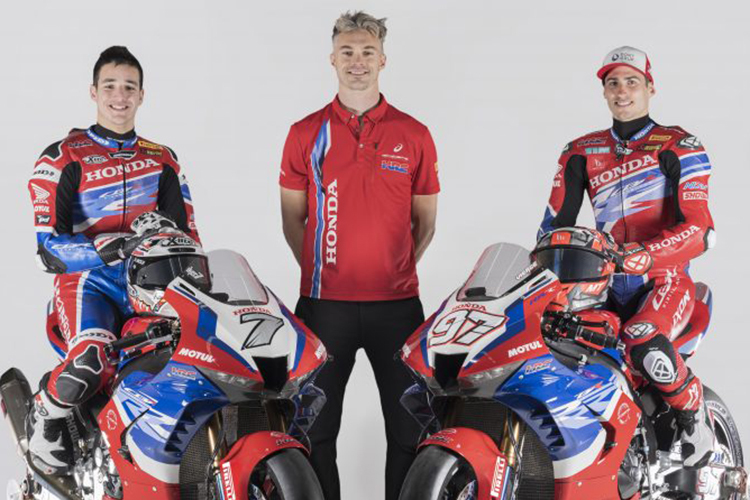 Iker Lecuona, Leon Camier und Xavi Vierge (v.l.)